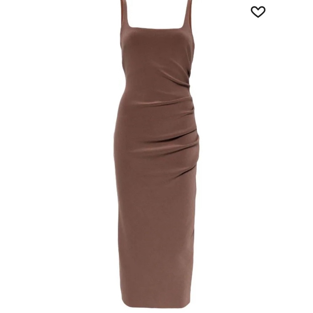 Midi dress brown